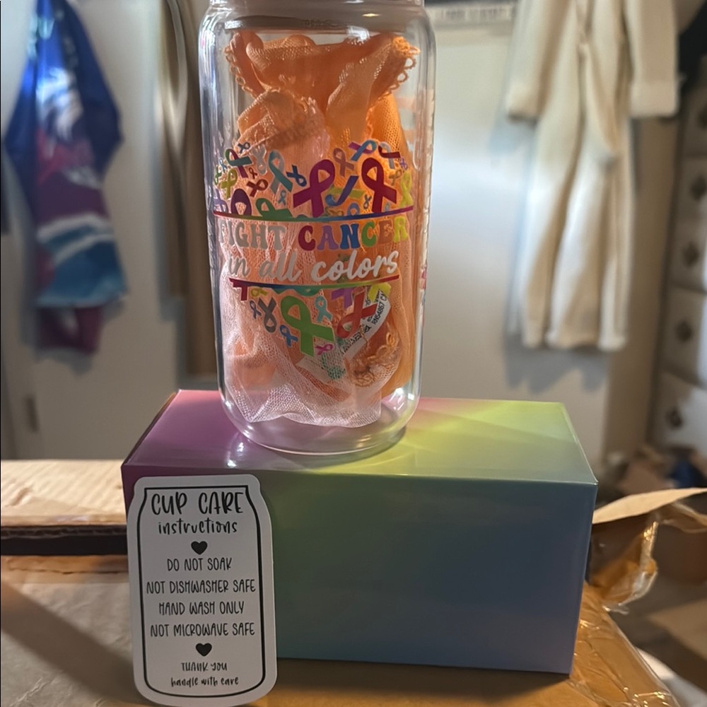 Orange Swirl Drinkware Set for Dining